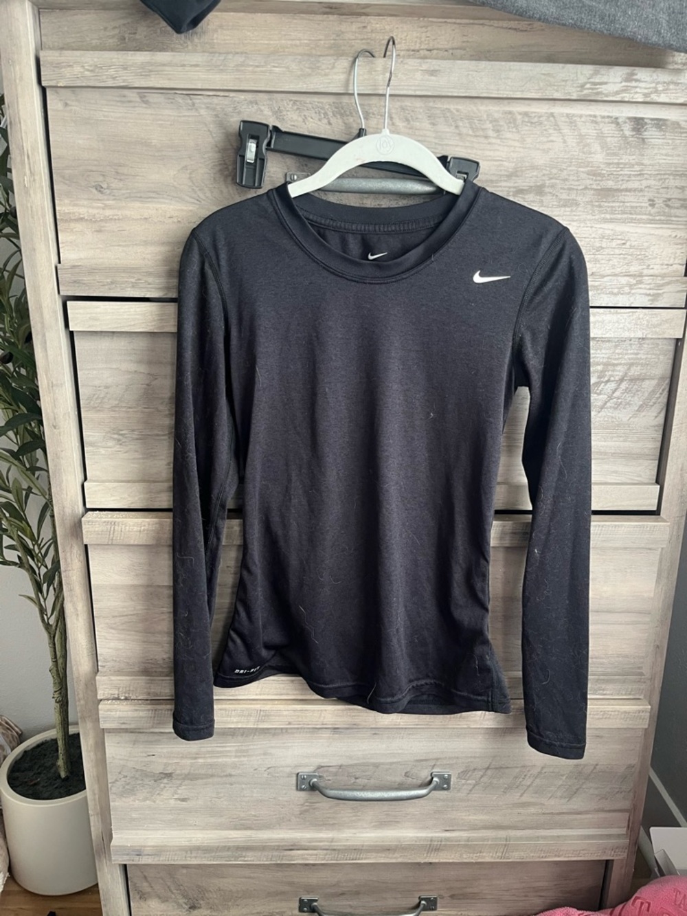Nike Black Women's Long-Sleeve Training Top